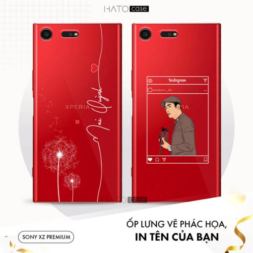 In ốp lưng điện thoại Sony XZ premium theo yêu cầu