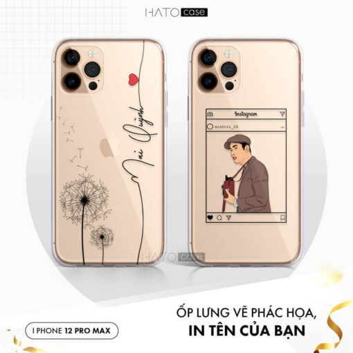In Ốp Lưng Điện Thoại iPhone 12 Pro Max Theo Yêu Cầu