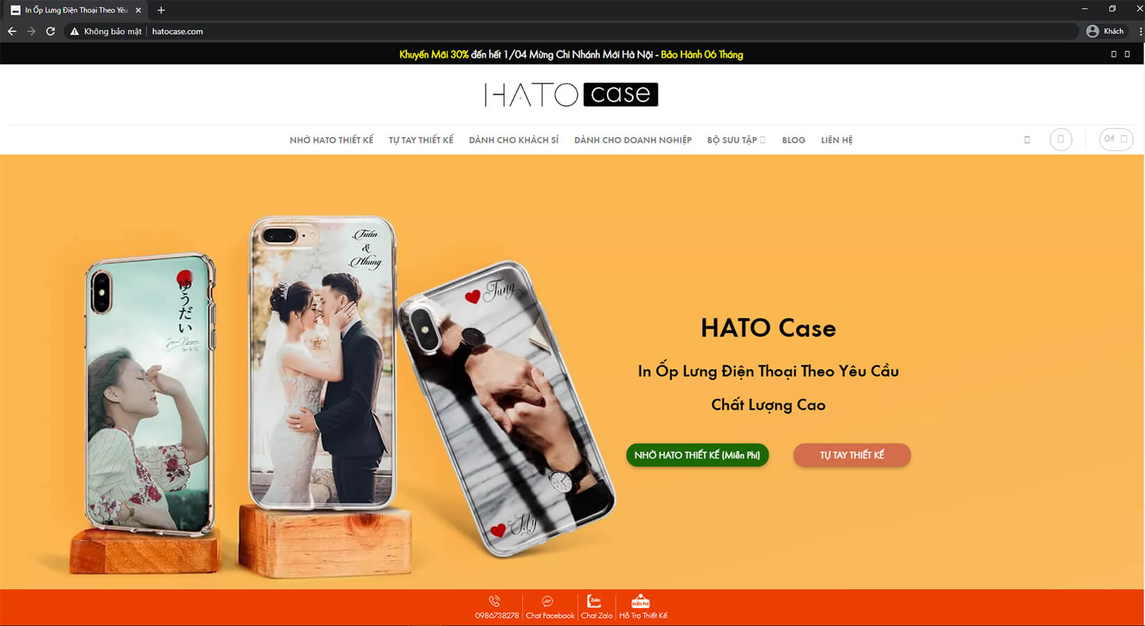 thiết kế ốp lưng điện thoại online