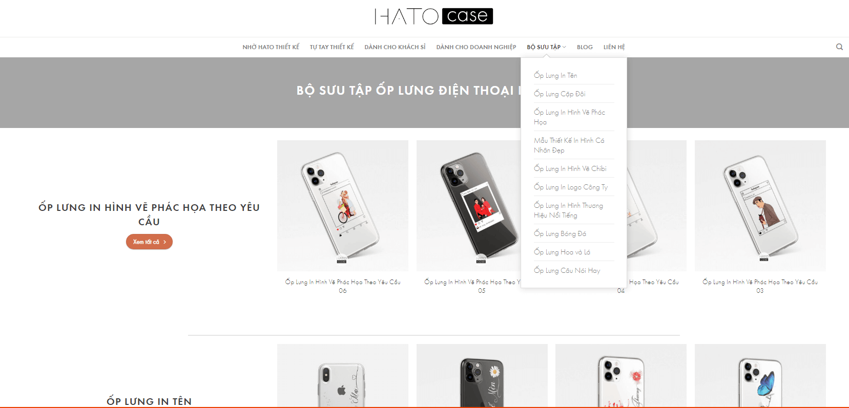 thiết kế mẫu in ốp điện thoại đa dạng