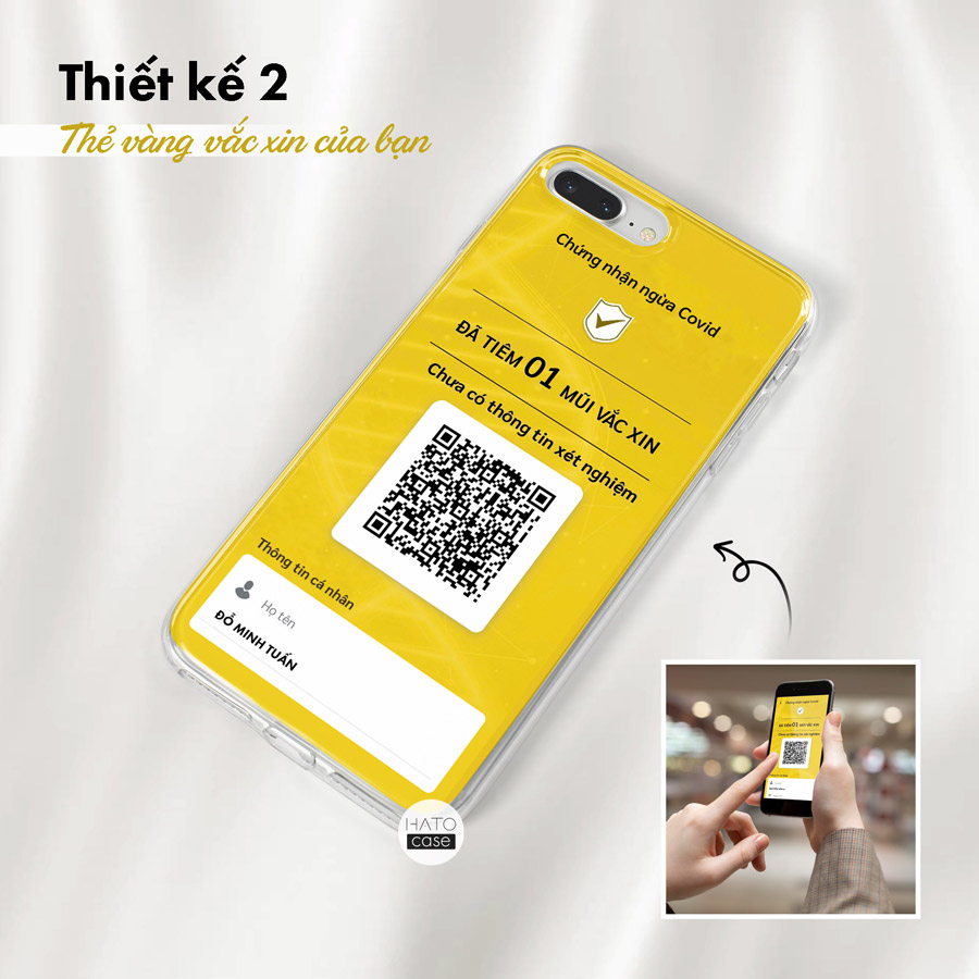 Ốp Lưng thẻ vàng Thông Chốt