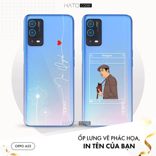 In Ốp Lưng Điện Thoại OPPO A55 Theo Yêu Cầu