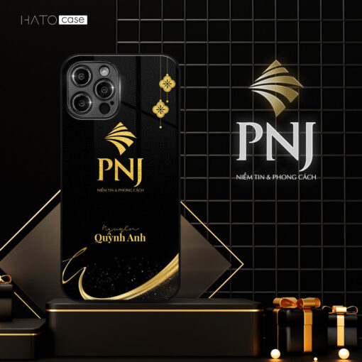 Ốp Lưng Mặt Kính Ánh Kim - In Logo Công Ty - Image 4