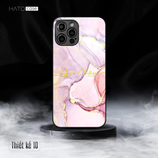 Ốp Lưng Mặt Kính Ánh Kim - In Tên Theo Yêu Cầu - Image 10