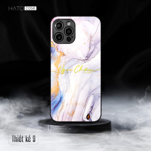 Ốp Lưng Mặt Kính Ánh Kim - In Tên Theo Yêu Cầu - Image 9