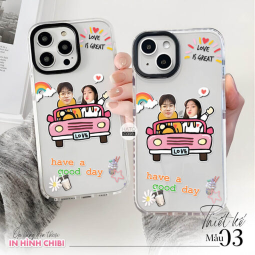 Ốp lưng cặp đôi chibi sticker 1 | Tất cả dòng điện thoại - Image 3