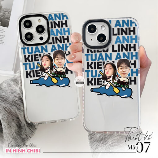 Ốp lưng cặp đôi chibi in tên 02 | Tất cả dòng điện thoại (Sao chép) - Image 3