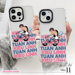 Ốp lưng cặp đôi chibi in tên 03 | Tất cả dòng điện thoại