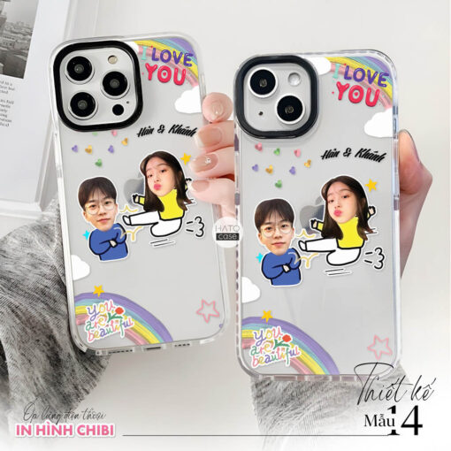 Ốp lưng cặp đôi chibi sticker 3 | Tất cả dòng điện thoại - Image 4