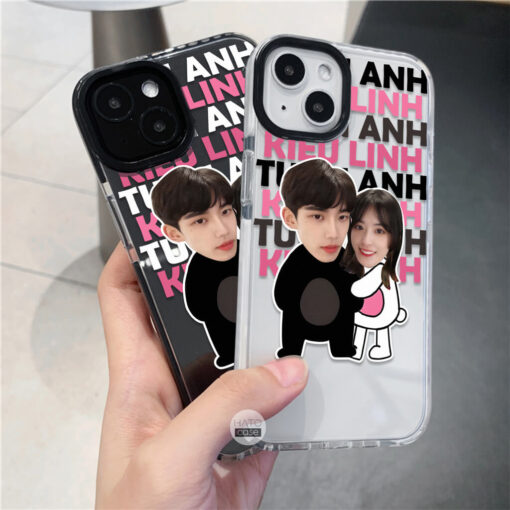Ốp lưng cặp đôi chibi in tên 01 | Tất cả dòng điện thoại - Image 6