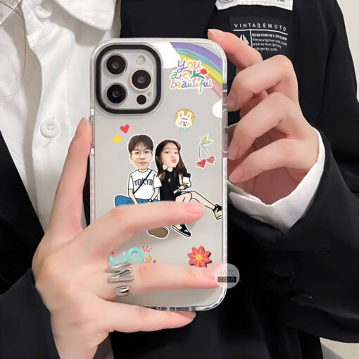Ốp lưng cặp đôi chibi sticker 2 | Tất cả dòng điện thoại - Image 7