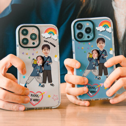 Ốp lưng cặp đôi chibi sticker 3 | Tất cả dòng điện thoại - Image 8