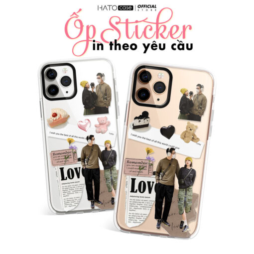 Ốp Lưng Sticker In Hình Theo Yêu Cầu