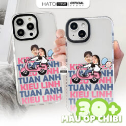 Ốp lưng cặp đôi chibi in tên | Tất cả dòng điện thoại