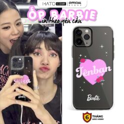 Ốp điện thoại cao cấp in tên theo yêu cầu, ốp lưng blackpink lisa