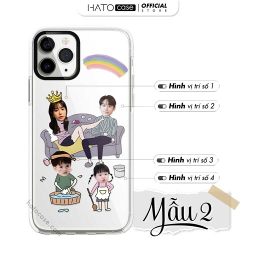 Ốp Lưng Sticker, Chibi Dễ Thương In Hình Theo Yêu Cầu - Image 3