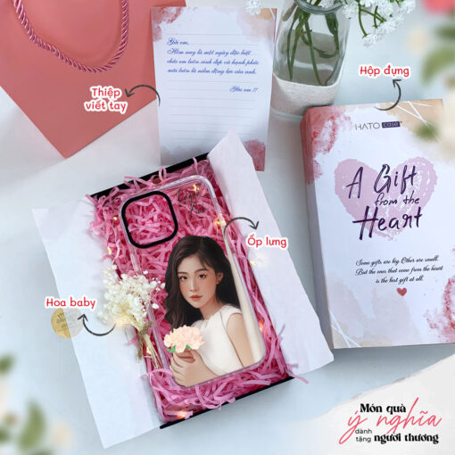 Set Quà Tặng Ốp Lưng Vẽ "Sweetie Gift" - Image 2
