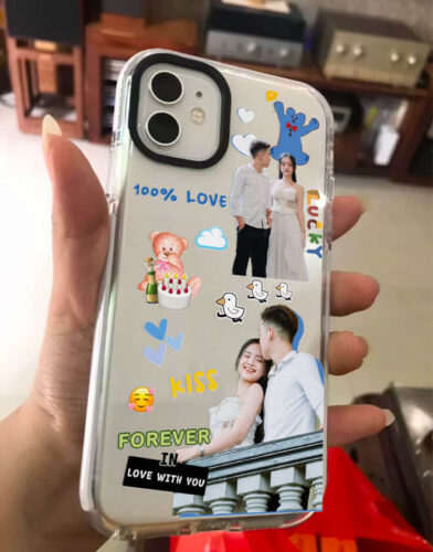 Couple Sticker Phone Case photo review