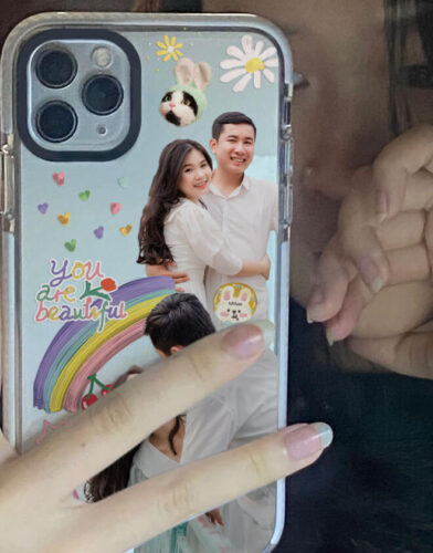 Couple Sticker Phone Case photo review
