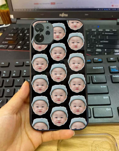 Click to view full screen Baby Face Phone Case photo review