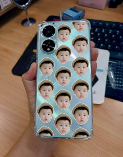 Click to view full screen Baby Face Phone Case photo review