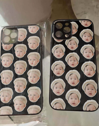 Click to view full screen Baby Face Phone Case photo review
