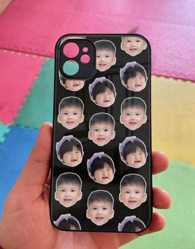 Click to view full screen Baby Face Phone Case photo review