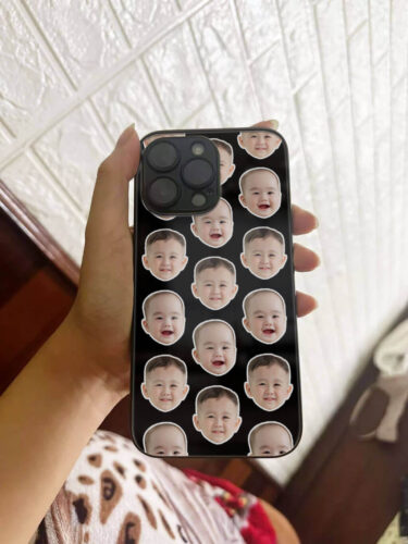 Click to view full screen Baby Face Phone Case photo review
