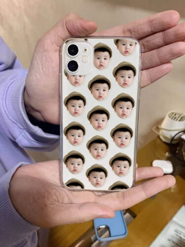 Click to view full screen Baby Face Phone Case photo review