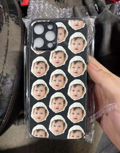 Click to view full screen Baby Face Phone Case photo review