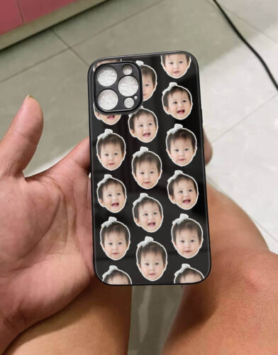 Click to view full screen Baby Face Phone Case photo review