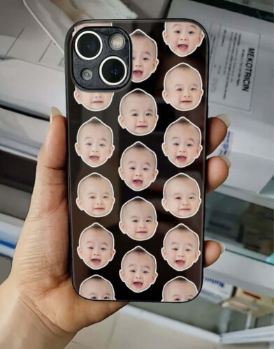 Click to view full screen Baby Face Phone Case photo review